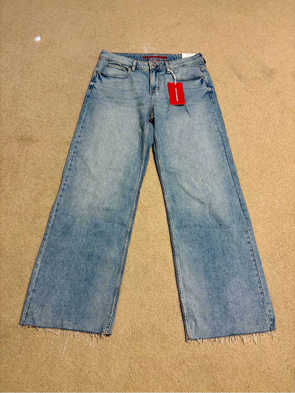 NWT Lucky Brand Light Blue Wide Leg Women’s Jeans sz 29/8